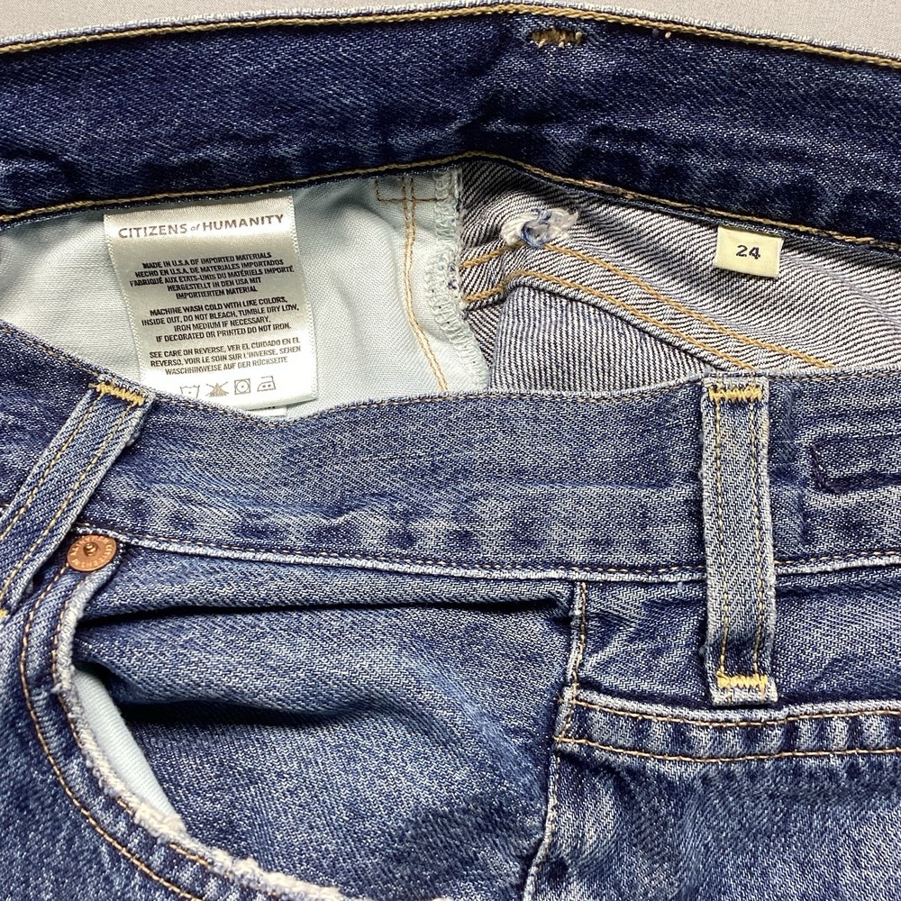 Citizens of Humanity Flavie Trouser Jeans Premium Vintage 27in Waist Button Fly - Picture 5 of 10